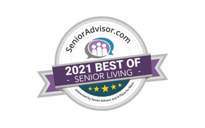 A PLACE FOR MOM HONORS THE MERION WITH 2021 BEST OF SENIOR LIVING AWARD AND  CELEBRATES A YEAR OF TRIUMPH OVER ADVERSITY