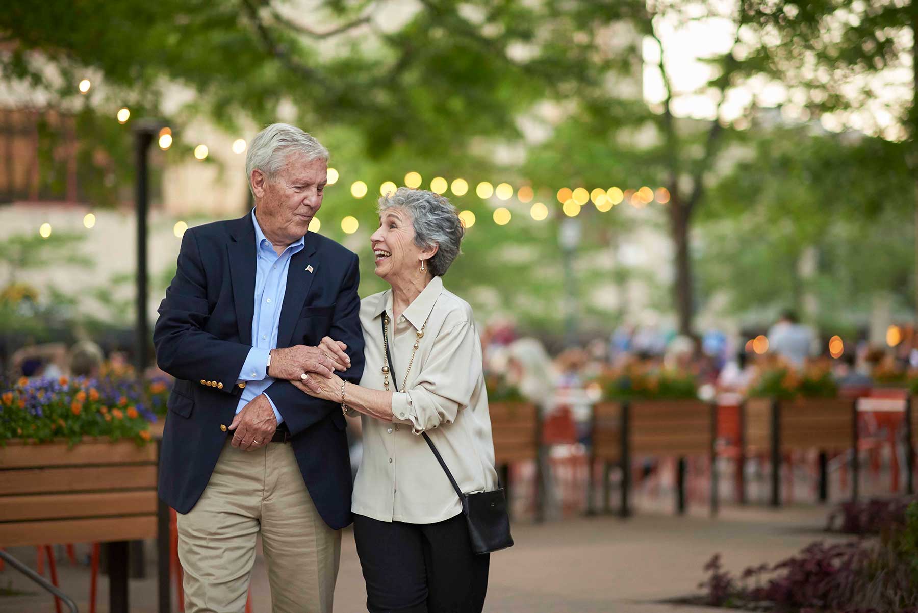 A romantic walk in evanston