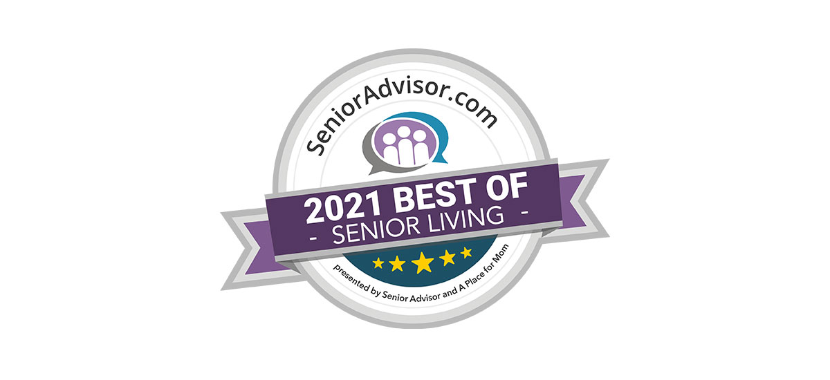 2021 Best of Senior Living badge